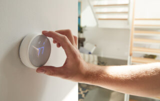 themostat set to 77 to save on energy while extending life of AC