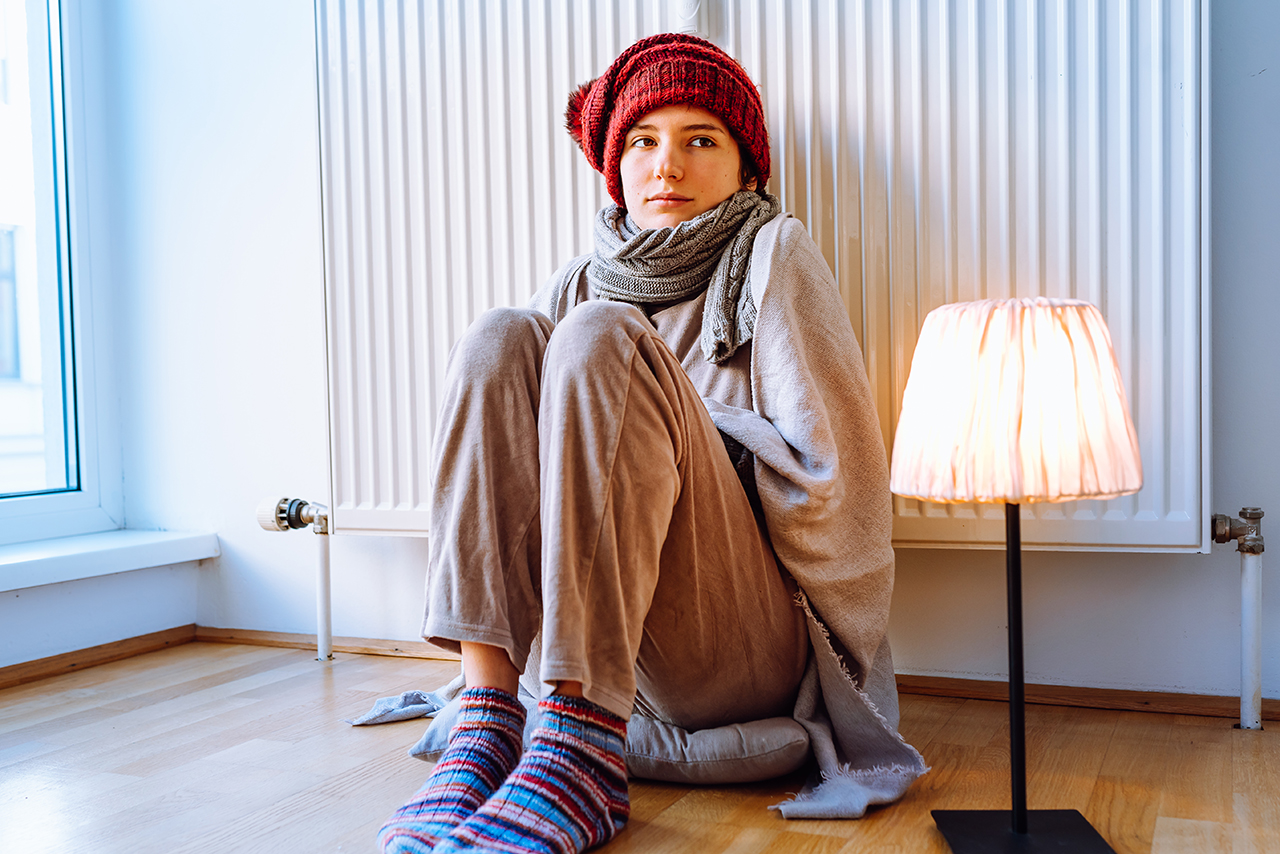 broken heating at home